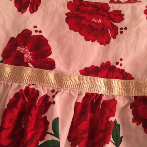 Crown & Ivy Kids floral shirt red flowers - Picture 5 of 5